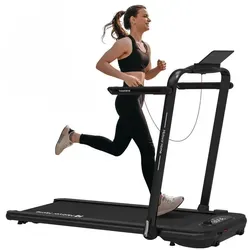 Mobvoi Home Laufband SE, Intelligente KI 3-in-1-Klapplaufband, elektrisches Laufband, 2,5 PS, kompakt tragbar unter dem Schreibtisch, 12 km/h, Fernbedienung, platzsparend, TicSports APP, 120 kg