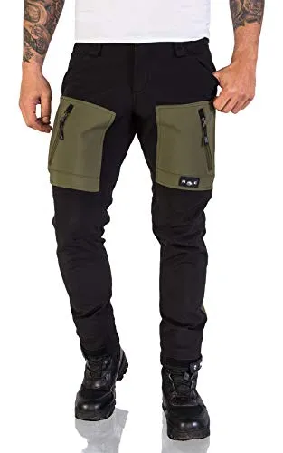 Rock Creek Herren Softshellhose Cargohose – Wasserdicht und Atmungsaktiv - Die Rock Creek Herren Softshellhose ist der ideale Begleiter für Outdoor-Aktivitäten. Sie überzeugt durch wasserdichtes, winddichtes Material und bietet höchsten Tragekomfort mit durchdachten Details. Perfekt für jedes Wetter!