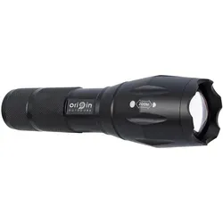 Origin Outdoors Focus Taschenlampe – Schwarz, Einheitsgröße - Hochwertige Taschenlampe von Origin Outdoors, ideal für Outdoor-Aktivitäten und Notfälle, mit hoher Lichtleistung und robuster Bauweise.