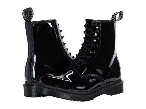 Dr. Martens Damen Bovver Boots, Black, 36 EU - Wanderschuhe aus beschichtetem Leder, robust und stylish für jedes Abenteuer