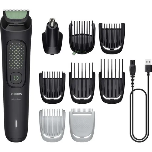 Philips Multigroom 3000er-Serie All-in-One Trimmer MG3946/15 - Körperhaartrimmer mit 9 Aufsätzen, selbstschärfenden Klingen und 12 Längeneinstellungen für ein individuelles Trimmerlebnis. Ideal für Bart, Haare und Körperbehaarung.