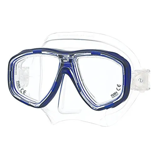 Tusa Ceos Tauchmaske - Schnorchelmaske mit optischen Gläsern - Taucherbrillen mit Freedom Technologie für perfekten Sitz und Komfort. Ideal für Erwachsene, mit der Möglichkeit, optische Gläser MC 7500 zu montieren.