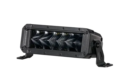 HELLA LED Lightbar Black Magic Double Row 7 Zoll - Zusatzscheinwerfer mit 2100 echten Lumen, ECE-zugelassen für Offroad-Einsätze, robustes Design und starke Lichtleistung für optimale Sicht bei Nacht.