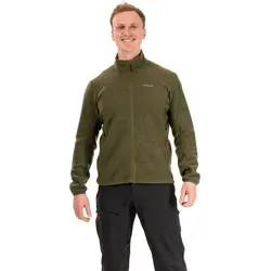 Bergans Fleecejacke Rabot Merino Midlayer – olivegrün, Herren Größe L - Vielseitige Fleecejacke für Wanderer: Der hochwertige Wollmix bietet Wärme und Strapazierfähigkeit. Praktische Netztasche und atmungsaktive Einsätze für optimalen Komfort und Bewegungsfreiheit.