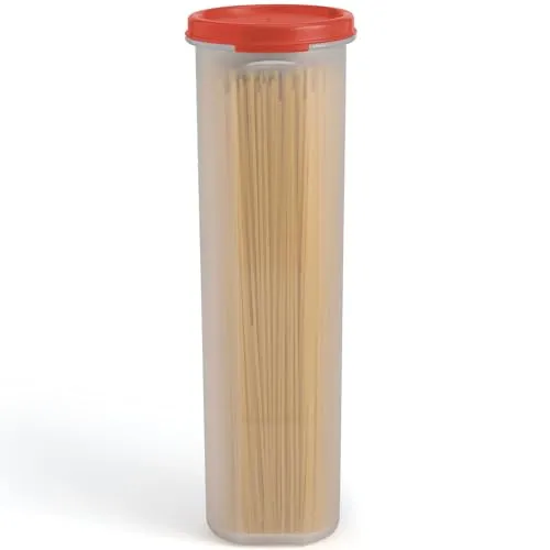 SIGNORA WARE luftdichte Aufbewahrungsbox für Spaghetti und Lebensmittel - Transparente Aufbewahrungsdose aus BPA-freiem Plastik, ideal für die übersichtliche Lagerung von Lebensmitteln und Snacks. Hochwertig und praktisch für jede Küche! Sie sehen sofort, was drin ist!  