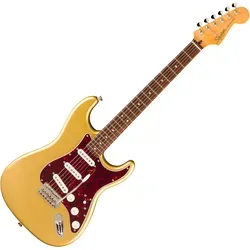 FSR CV 60s Strat LRL AZG Gitarren - Erleben Sie den klassischen Klang der FSR Classic Vibe-Serie mit Pappel-Korpus und 3x Alnico Single-Coil Tonabnehmern in edlem Aztec Gold. Ideal für kreative Musiker.