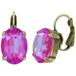 KONPLOTT Paar Ohrhänger Konplott: Ohrringe Daily Desire - oval rosa