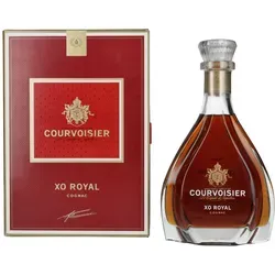 Courvoisier XO Royal Cognac 0,7l Geschenkbox - Edler XO Cognac in Geschenkbox, vollmundig und komplex mit feinen Aromen von Trüffel und Vanille. Ideal für besondere Anlässe und anspruchsvolle Genießer.
