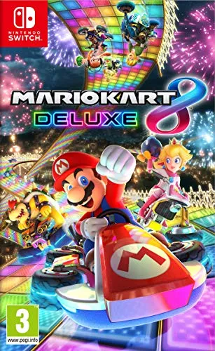 Mario Kart 8 Deluxe für Nintendo Switch - Rasante Rennaction für bis zu 12 Spieler, mit neuen Charakteren und Strecken für unvergessliche Multiplayer-Erlebnisse.