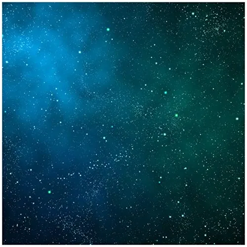 Wallario Möbelfolie selbstklebend/Aufkleber, Tischfolie geeignet für IKEA Lack Tisch - Möbeldeko Sternenhimmel - Milchstraße und Sterne bei Nacht in 55 x 55 cm