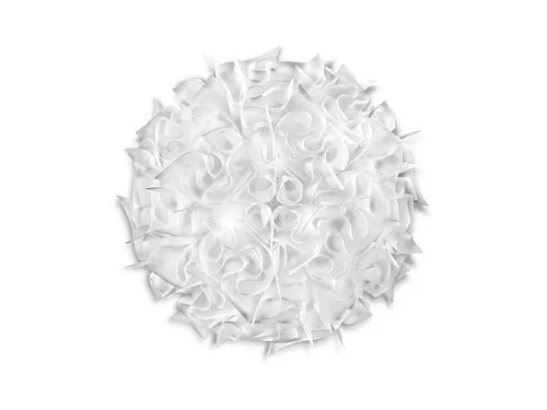 Slamp Veli Ceiling/Wall Large Opal Lampe - Moderne Lampe aus opalem Kunststoff, ideal für stilvolle Beleuchtung in Wohnräumen oder Büros.