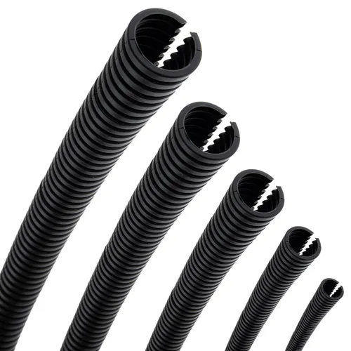 SeKi flexibles Wellrohr Innen-Ø 4,5mm 5 Meter geschlitzt Marderschutz Leerrohr
