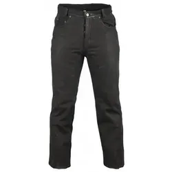 MDM Herren Lederhose Nubuk Schwarz W30 - Hochwertige Nubuk Lederjeans für Herren in Regular Fit, ideal für den Alltag und Motorradtouren. 5-Pocket-Design mit robustem Knopf- und Reißverschluss.