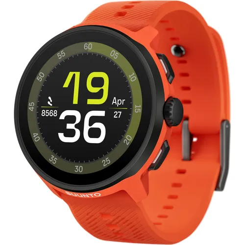 SUUNTO Run GPS-Laufuhr mit AMOLED-Touchscreen - Leichte Multisport-Uhr mit 1,32" AMOLED-Display, präzisem GPS und 12 Tagen Akkulaufzeit. Ideal für Läufer, um Trainingsdaten zu verfolgen und die Leistung zu optimieren.