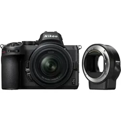 Nikon Z 5 Spiegellose Vollformat-Kamera - Spiegelreflex- & Systemkameras mit 24,3 MP, Hybrid-AF und 5-Achsen-Bildstabilisator für gestochen scharfe Bilder und 4K UHD Video.