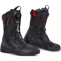 SHIMA STRATO Motorradstiefel für Herren und Damen - Wasserdichte Tourenstiefel aus Leder - Motorradstiefel mit verstärktem Schutz für Fuß und Knöchel, ideal für lange Fahrten. Perforiertes Leder sorgt für optimale Belüftung und Tragekomfort.