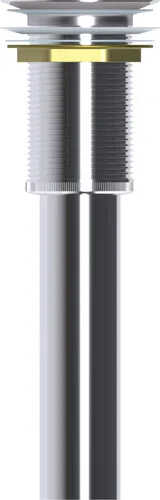 Bernstein Ablaufgarnitur mit Sieb - Ablaufgarnitur für Waschbecken ohne Überlauf, aus verchromtem Messing mit edler Optik, ideal für zahlreiche Modelle und besonders langlebig.