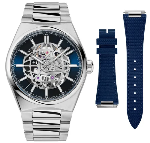 Frederique Constant Automatic Watch FC-310NSKT4NH6B - Armbanduhren für Herren, elegantes Edelstahlgehäuse in Silber mit kratzfestem Saphirglas – perfekt für stilbewusste Männer.