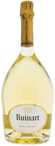 Ruinart Champagner Blanc de Blanc 1,5 l Magnum Flasche - Exklusiver Champagner aus 100% Chardonnay, perfekt für festliche Anlässe und besondere Momente.