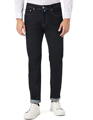 Pierre Cardin Herren Futureflex-Lyon Jeans, Blau (Rinse Dark Denim 04) - Jeans aus 100% Bio-Baumwolle mit innovativem Stretch für optimalen Komfort und Bewegungsfreiheit, nachhaltig produziert mit geringerem Wasser- und Energieverbrauch.