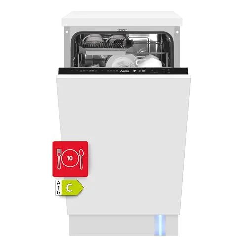 Amica EB-Geschirrspüler EGSPV 586 901 - Voll integrierter Einbau-Geschirrspüler mit 10 Maßgedecken, Aquastopp und innovativer OpenDry Türöffnung für optimale Trocknung.