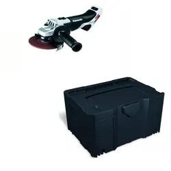 Panasonic Akku Winkelschleifer EY 46A2 XT Ø 125mm - Schleifmaschinen mit IP56 Schutz, ideal für raues Wetter und schwer zugängliche Stellen. Ergonomisches Design und Wellenblockierung für einfachen Scheibenwechsel.