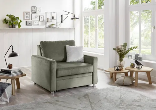 Die PlanBar Schlafsofa MP-PD19021, mit Längsschläferfunktion 80x210 cm