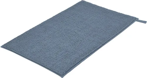 Kleine Wolke Badematte "Vita", rechteckig, blau (mare) 50x80 cm - Die kuschelweiche Badematte "Vita" von Kleine Wolke begeistert mit ihrem modernen Uni-Design und rutschhemmender Rückseite. Ideal für jedes Bad, sorgt sie für Komfort und Sicherheit, auch auf Fußbodenheizungen.