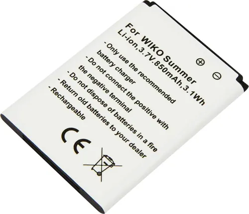 Avizar, Batterie Wiko Summer 3.7V 850mAh Li-Ion Akku Ersatzteil, Weiß