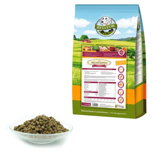   5,00 EUR pro kg) FREILAND-SCHMAUS MINI - Huhn - getreidefrei (2,5 kg