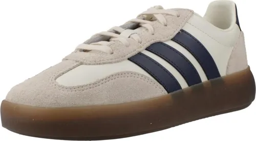 ADIDAS SPORTSWEAR "BARREDA DECODE" Damen Sneaker in Weiß und Navy, Gr. 43 - Elegante Sneaker im Design der Terrace-Sneaker mit hochwertigem Leder-Obermaterial und Gummi-Cupsohle für optimalen Tragekomfort. Ideal für Freizeit und Stadtbummel.
