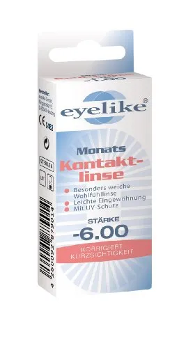 Eyelike Monatskontaktlinse, -2.00 Dioptrien, 1 Stück