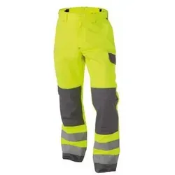 DASSY® Manchester Multinorm Warnschutzhose Gr. 42 - Arbeits- & Schutzkleidung mit verstellbaren Kniepolstertaschen, ideal für Sicherheit bei der Arbeit. Hergestellt aus hochwertigem, schadstoffgeprüftem Material für optimalen Tragekomfort.