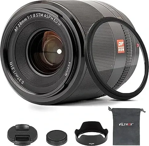 VILTROX AF 28mm 1:1.8 für Nikon Z - Hochwertiges Objektiv - Objektiv für Nikon Z mit fester Blende von 1:1.8, ideal für kreative Fotografie und beeindruckende Bildqualität.