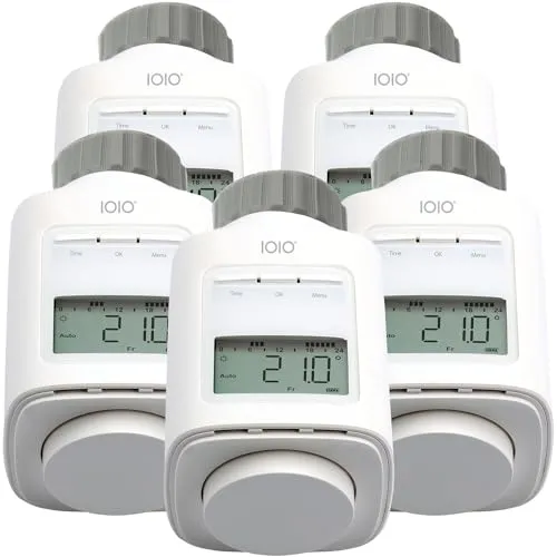 Stück IOIO Elektronisches Heizungsthermostat HT 2000/23 | Heizkosten sparen bis 30% | Einfache Installation | Individuell programmierbar | Heizkörperthermostat | Heizkörper Heizungsregler 5