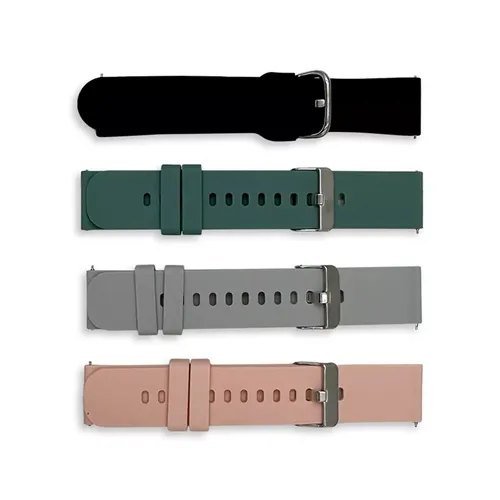 Kendox LifeTracker Ersatzarmbänder 4er-Set – Austauschbare Silikonarmbänder