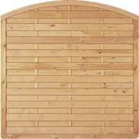 T & J Sichtschutzzaun Avantgarde-Serie Bogen Grün 180 x 180 cm - Sichtschutzzaun aus hochwertigem Fichten- und Kiefernholz, individuell gestaltbar und ideal für mehr Privatsphäre in Ihrem Garten.