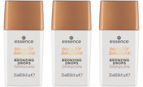 Essence Bronzer-Puder DROP OF sunshine BRONZING DROPS, 3-tlg., mit Glycerin