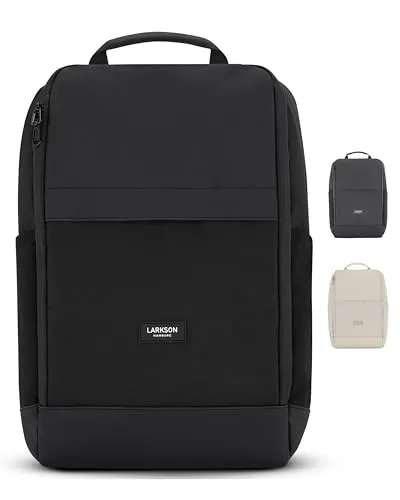 LARKSON Cityrucksack NIKLAS - Wasserabweisender Laptoprucksack - Freizeitrucksack aus recyceltem PET mit vielen Fächern, ideal für den Alltag und umweltfreundlich.