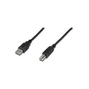 Assmann USB connection cable. type A - B M/M. 1.8m. USB 2.0 suitable. UL. bl (AK-300102-018-S)