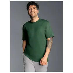 TRIGEMA T-Shirt DELUXE Baumwolle, Herren, Gr. XXL, grün (efeu) - Herren-Shirts aus 100% Baumwolle in klassischem Schnitt, pflegeleicht und mit hohem Tragekomfort. Made in Germany, ideal für jeden Anlass und auch in Plus Size erhältlich.