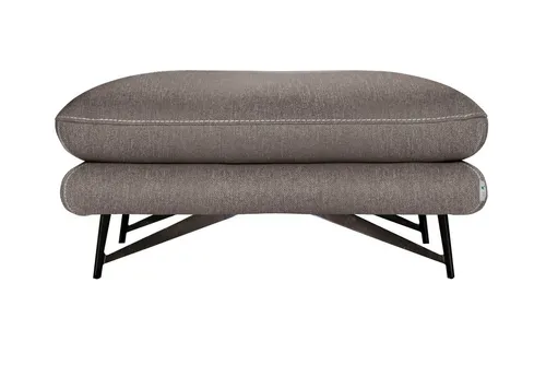 CALIA ITALIA Hocker Cezanne bequem und elegant, B/T 90/70cm, hochwertiger Designfuß