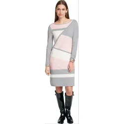 Heine Strickkleid in Grau - 38