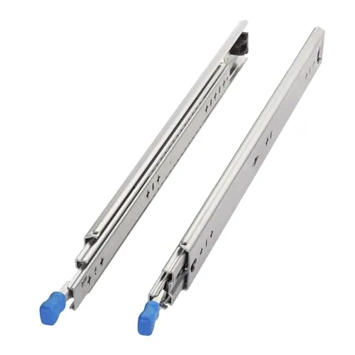 SOTECH Schwerlastauszug KV2-100-H53-L1100-LC – 1100 mm, 100 kg - Hochwertige Schwerlastauszüge mit Lock-in/Lock-out Funktion für sichere Nutzung. Ideal für Einsatzfahrzeuge, Maschinen und Werkzeugaufbewahrung. Robuste Bauweise mit 100 kg Tragfähigkeit pro Paar.