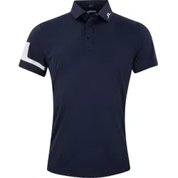 J. LINDEBERG Polo Heath, navy - Herren Poloshirt J. Lindeberg Heath aus atmungsaktivem Material, ideal für Freizeit und Sport. Mit Knopfleiste, seitlichen Schlitzen und Regular Fit für optimalen Tragekomfort.