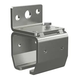 MEA Wandbefestigung Nr. 3 - Laufschienen für Schiebetüren, ideal zur sicheren Wandbefestigung der MEA Laufrohre mit einem Aufhängeabstand von 75 cm.