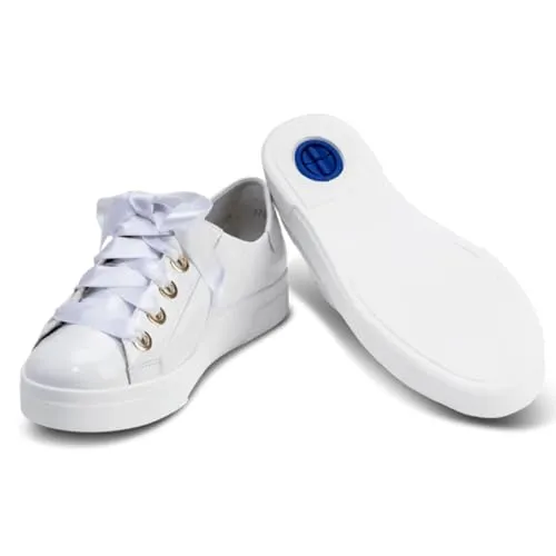 vitaform Damenschuhe Sneaker Hirschleder - Elegante Sneaker aus weichem Hirsch-Lackleder, ideal für den Tag und die Nacht. Mit einem komfortablen Fußbett bieten sie perfekten Tragekomfort und einen stilvollen Look für jeden Anlass.