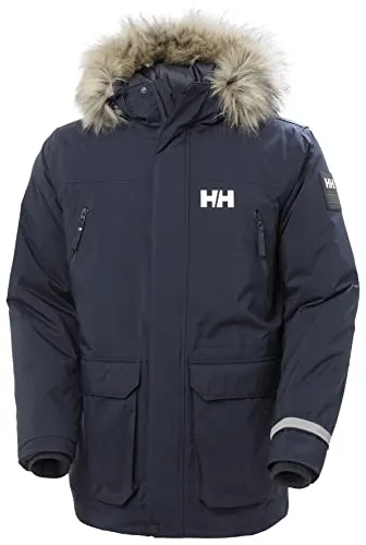 Helly Hansen Winter-Parka Reine - Navyblau, Größe L - Funktionsjacke mit wasserdichtem Helly Tech Material und warmer PrimaLoft Isolierung, perfekt für kalte Herbst-Winter-Tage.