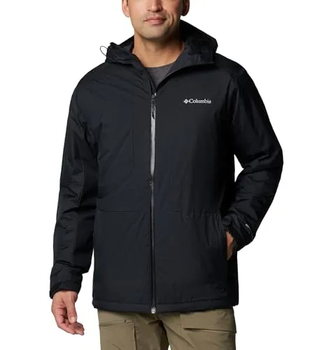 Columbia Herren Point Park II Isolierte Herrenjacke - Funktionsjacke für unberechenbares Wetter, wasserdicht und atmungsaktiv mit Omni-Tech-Technologie, ideal für Outdoor-Aktivitäten.