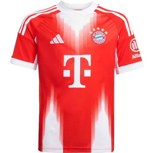 Adidas FC Bayern München FCB H JSY Y, Gr. 140 - Fußball-Fanartikel mit AEROREADY Technologie für trockenen Tragekomfort, das perfekte Trikot für junge FC Bayern Fans in legendären rot-weißen Vereinsfarben.